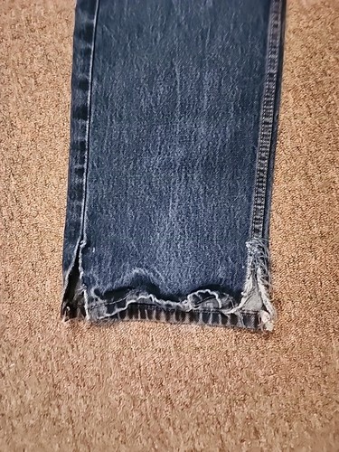 LEVI’S 505 Corte Recto Pierna Lados Para Botas-100% Algodón Denim JEANS 33x30 - Imagen 2 de 7