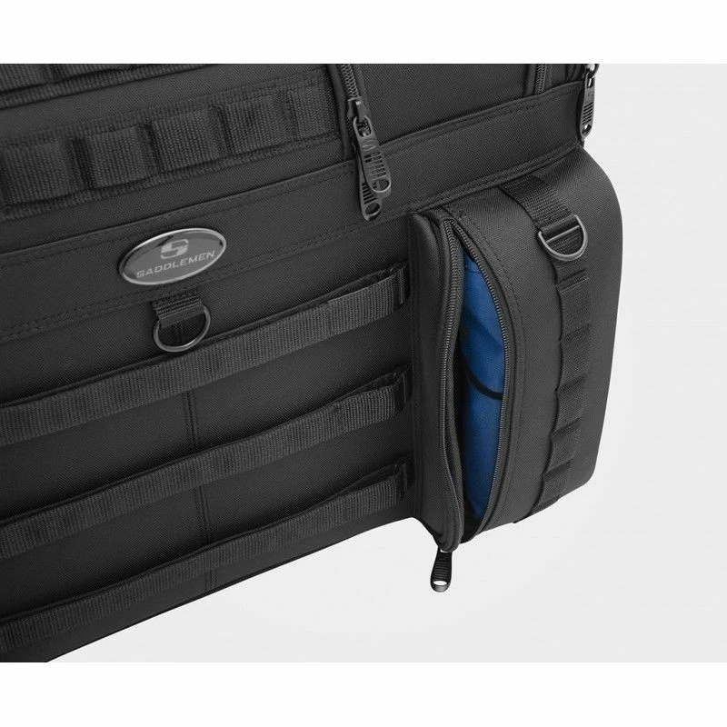 Saddlemen BR4100 Cómoda táctica Asiento trasero Bolsa Equipaje para Harley Touring Modelo Foto 2 de 4