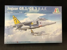 Italeri Jaguar GR.1/GR.3 R.A.F. Attack Jet 1:72 SC Plastic Model Kit 1459 NISB