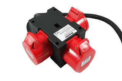 Adattatore 32A Adattatore Industriale 32A A 16A - Distributore Con Uscite CEE E Schuko, IP44, Per Cantieri E Officine Adattatore Presa Cee 22kw - Foto 14