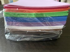 Foam sheets 6" x 9" Assorted colors School projects arts crafts Kids Teen Youth