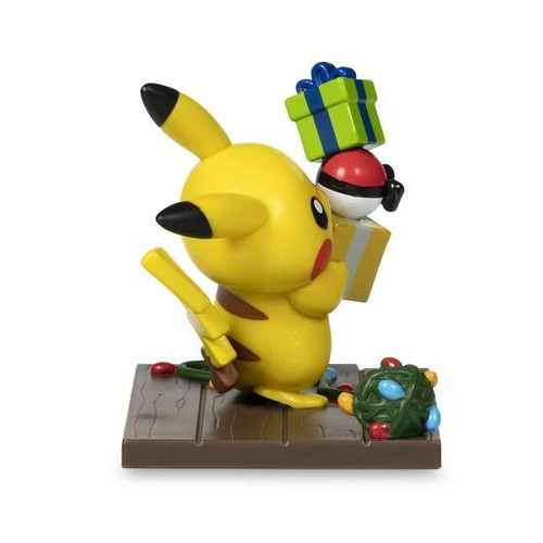 Pokemon Center - Pokemon Holiday Christmas Pikachu & Eevee Figure by Funko - Picture 5 of 10