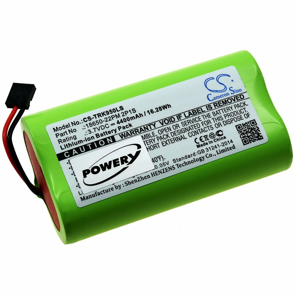 Akku für Trelock Typ 18650-22PM 2P1S 3,7V 4400mAh/16,3Wh Li-Ion Grün