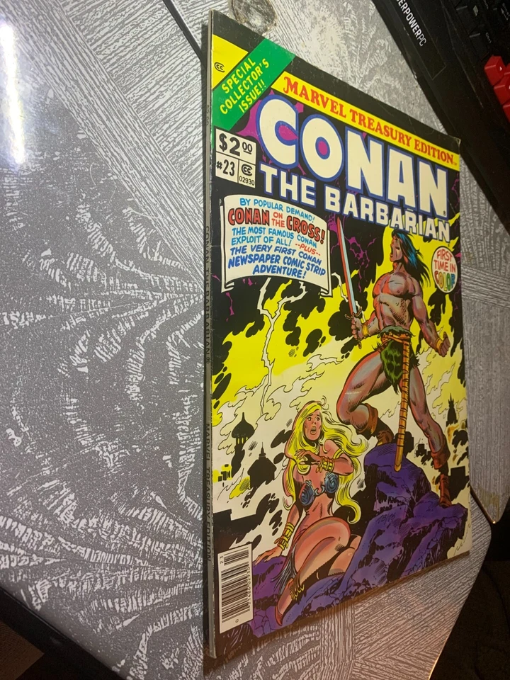 Conan el Bárbaro 1979 edición Marvel Treasury arte Buscema Foto 2 de 4