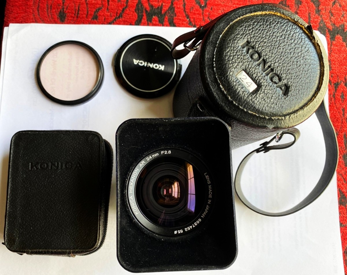 希少Konica AR 24mm f/2.8 レンズ Hexanon AR 24mm / f2.8 (Konica コニカ)