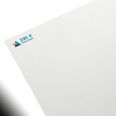 ABS Plastic Sheet - 1/8'' thick (3mm)-White- Pick Your Size- Vacuum Forming Hobby