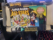 Super Mario All Stars Super Nintendo SNES Authentic BOX ONLY/ NO MANUAL