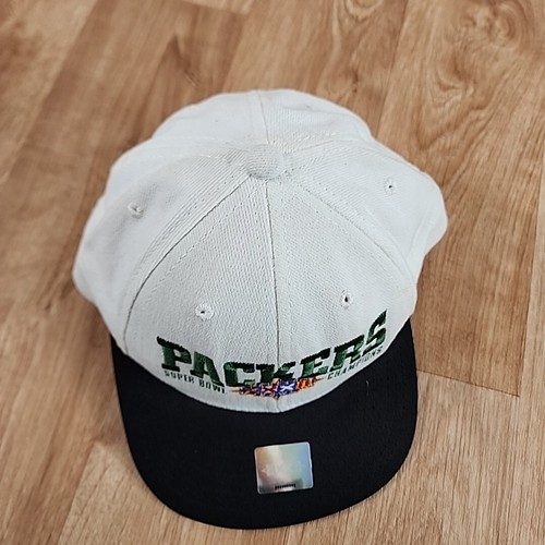 Green Bay Packers Vintage Nike Hat NFL Super Bowl 33 XXXII Champions Wrong team - Picture 7 of 13