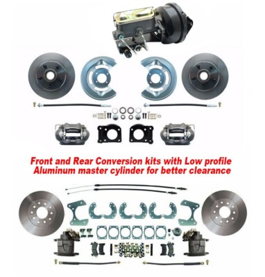 1964-66 Ford Mustang Power Disc Brake Conversion Kit -  4 Wheel Disc Brakes