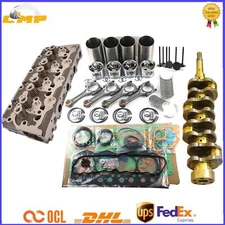 for Kubota V1305 Engine Overhaul Rebuild Kit-Crankshaft/Conrod/Cylinder Head Kit
