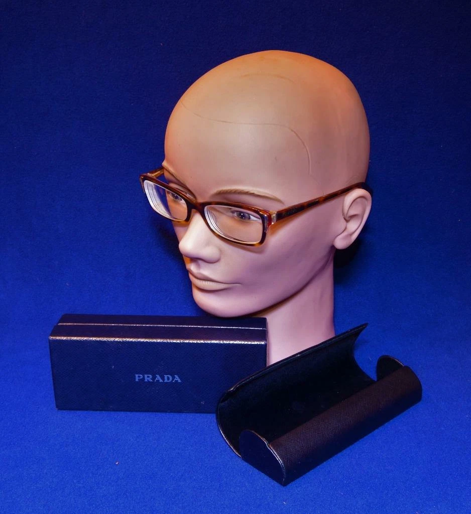 Authentic Prada FAK-101 designer eyeglasses frame 53/17/140 w box case Italy