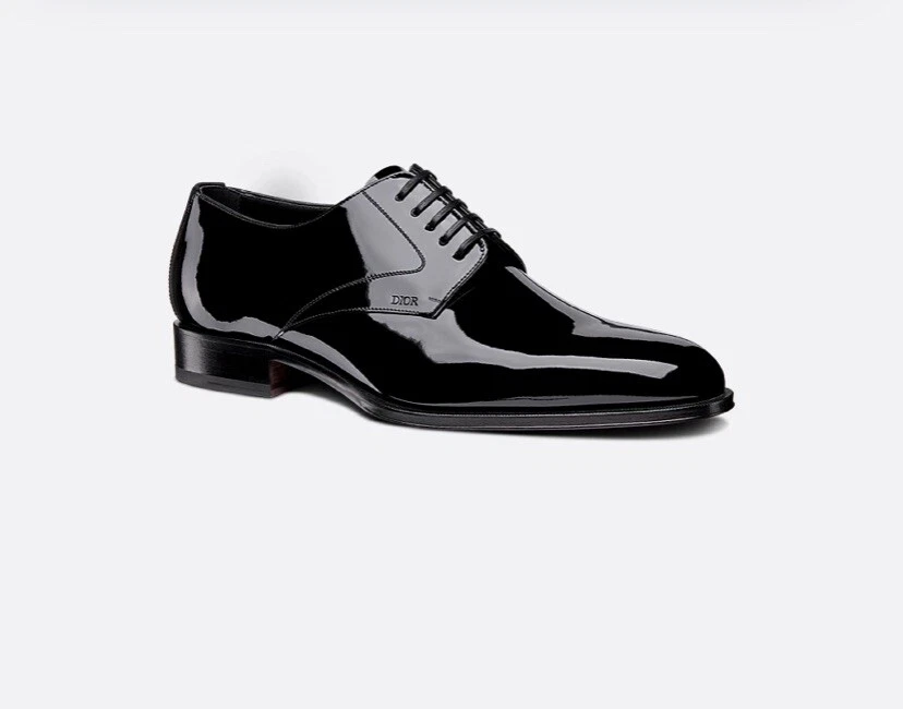 Chaussure derby intemporelle créat€ Dior cuir verni veau (US 11)