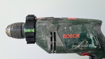 Mains Electric Drill spirit level attachment 43mm diameter, bit holder  UK