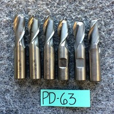 3/4” HSS Lead OSG End Mills, 2 Flute, Used, Lot of 6 Mixed Lot