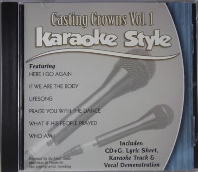Casting Crowns Volume 1 Christian Karaoke Style NEW CD+G Daywind 6 Songs