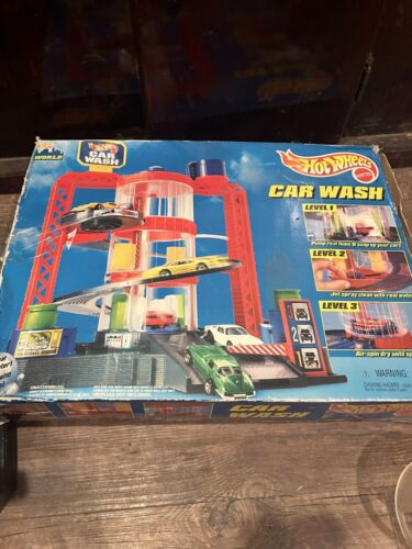 1997 Mattel Hot Wheels World 3-Level Car Wash Mattel Wheels #16756 Incomplete - Picture 10 of 10