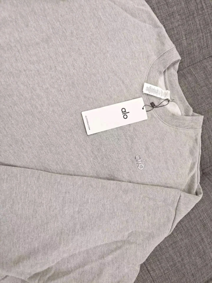 Nuevo Alo Accolade Cuello Redondo Pullover Sudadera Retro Tendencia con Cuello Redondo Foto 2 de 4