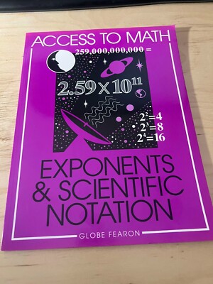 Access to Math: Exponents & Scientific Notation Paperback   January 1, 1999