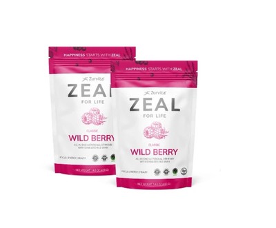 Sale Zurvita Zeal for Life  Energy/Health Drink - 2 Pack Wild Berry Classic