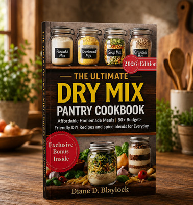 The Ultimate Dry Mix Pantry Cookbook DIY Recipes Spice Blends Meals Prep Book