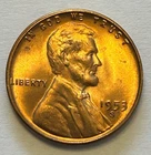 1953 S Lincoln Wheat Cent Penny - Uncirculated