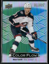 2024-25 Upper Deck Allure Adam Fantilli Color Flow Green-Blue #CFL-1