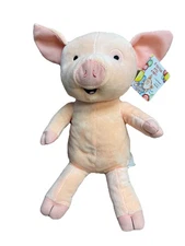 Kohl's Cares "If You Give a Pig a Party" Pink Plush Curly Tail 12” NEW!