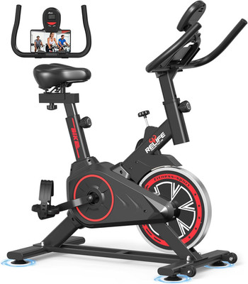Exercise Bike Stationary for Home Indoor,Cycling Bike with Silent Belt Drive for
