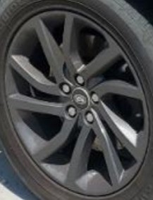2018 Discovery Sport OE Wheel 18x8 5 Spoke Angled V Spoke Black Land Rover