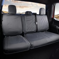 Bench Car Seat Covers, Waterproof Oxford Seat Cover for Car Seat Rear Gray
