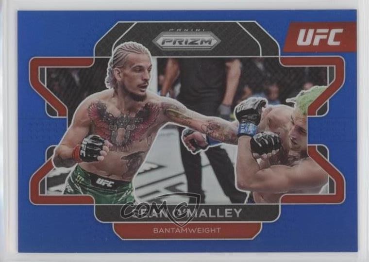 2022 Panini Prizm UFC Blue Prizm 133/199 Sean O'Malley #60 15ak