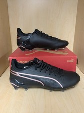 Puma King Ultimate FG/AG soccer cleat, Black/Rose
