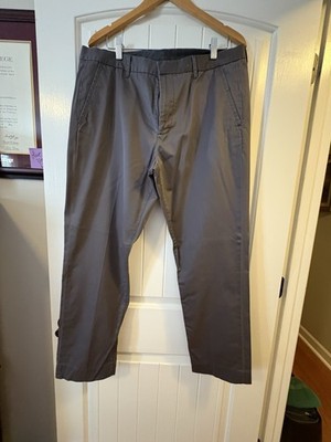 2 Bonobos Weekday Warrior Friday Pants Mens 36x30 Gray Stretch Straight Leg Slim