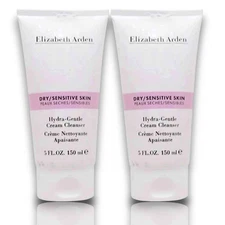 Elizabeth Arden Hydra Gentle Cream Cleanser Dry/sensitive Skin 5oz New lot of 2