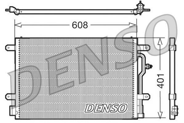 CONDENSER AIR CONDITIONING DCN02012 FOR SEAT AUDI A4/S4/Convertible A6/S6 2.0L - Image 2 of 4