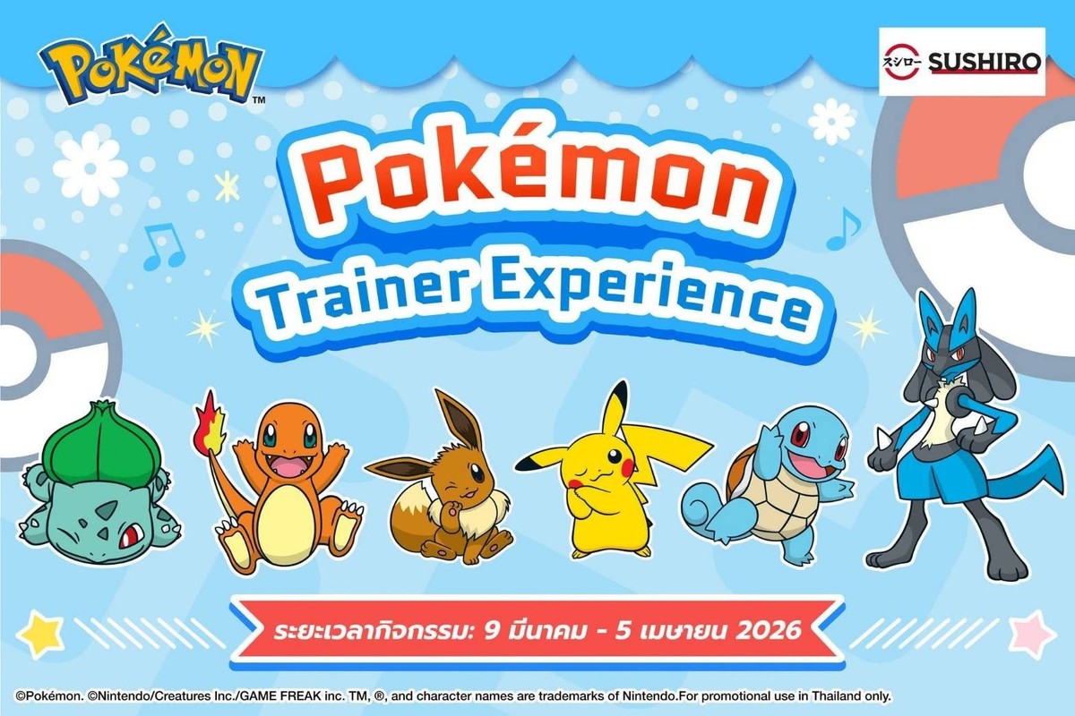 Limited-edition] Pokémon Sushiro Thai Promo Card 2026 ** Choose