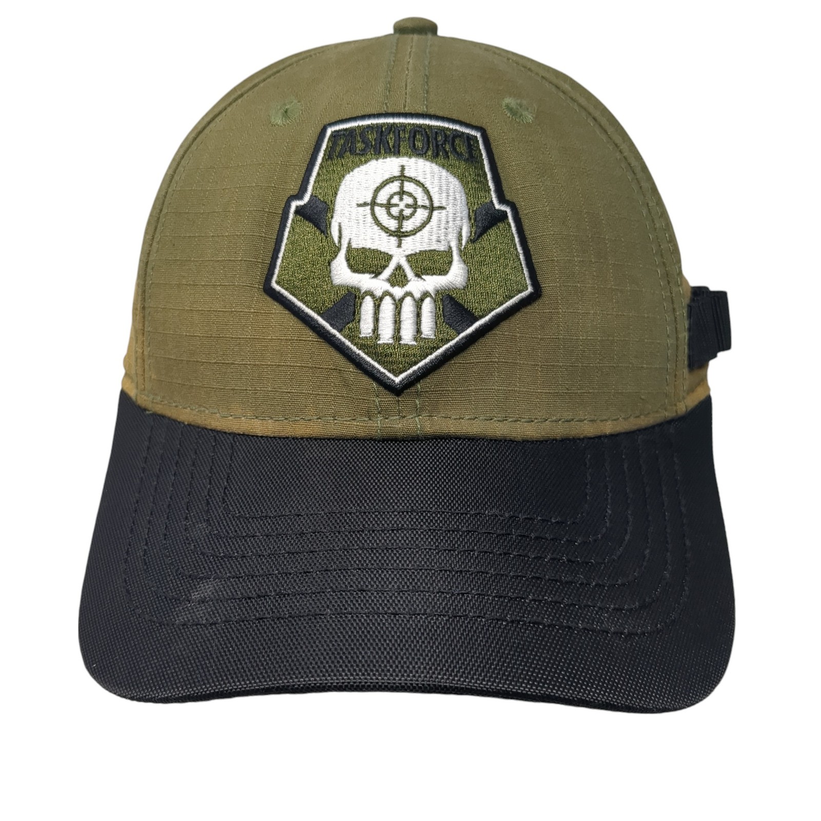Task Force Strapback Baseball Cap Green OS Adjust… - image 1