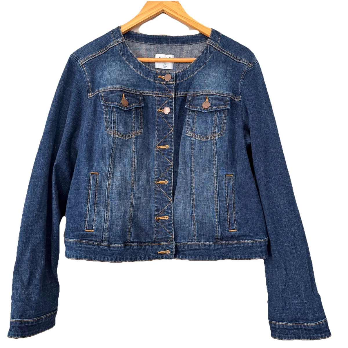ELLE Denim Coats, Jackets & Vests for Women for sale | eBay
