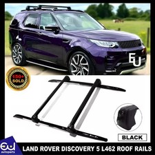 FOR LAND ROVER DISCOVERY 5 L462 ROOF RAILS RACK CROSS BARS KIT BLACK LOCKABLE