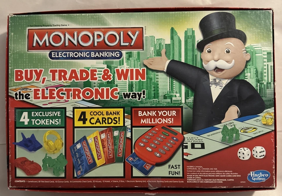 Monopoly Electronic Banking Game: COMPLETE With All Pieces: New Batteries Tested - Image 2 of 4