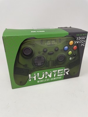 Retro Fighters Hunter  Wireless Controller Green - XBOX/Switch/PC