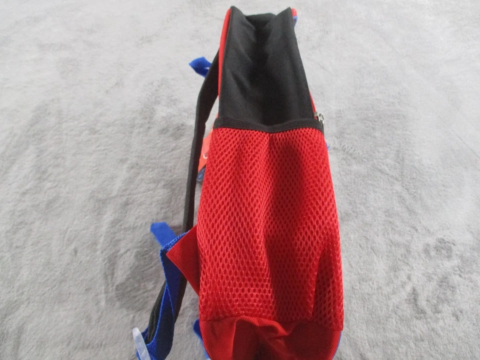 Marvel Spider-Man Niños Mochila Bolso Escolar Rojo Azul Bioworld Equipo Etiqueta de Identificación Nuevo Foto 3 de 4