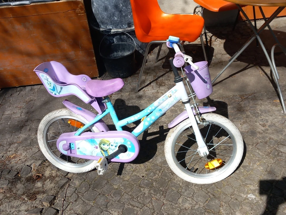 Disney "Frozen" Powerful Beaughy Starlight 16 Zoll Kinderfahrrad - Rosa