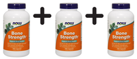 3 X Now Foods Bone Strength - 240 Caps (117,99 Eur/Kg)