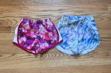 Nike Dri Fit  All In Motion Girls Athletic Running Shorts Sz 4/5 Lot Of 2