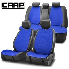 CAAP Driven Universal Protex Series Full Set Seat Covers for Car Truck Blue
