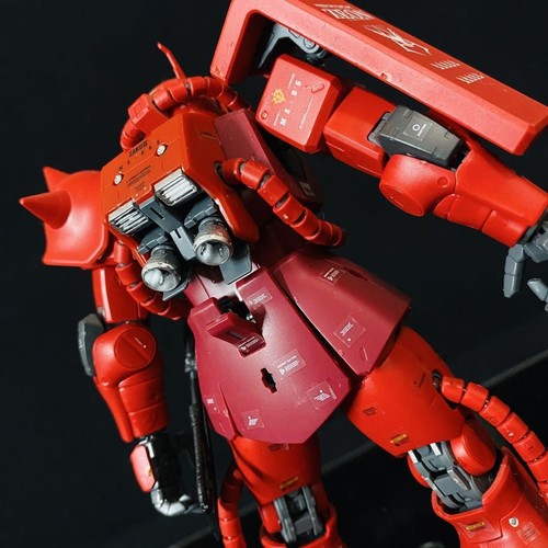 Assembled Painted MG 1:100 Char's Zaku II ver2.0 Gundam 572 by Japan Creater - Picture 8 of 8