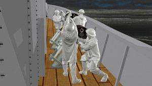 Figurine Femme Royal Navy N37 – Garde Armée Béret Non Peinte (Jager Hobby UK)