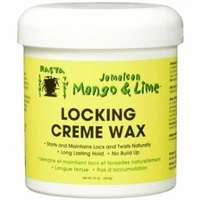 Jamaican Mango & Lime Locking Crème Wax 16oz for Dreadlocks & Twists Hold
