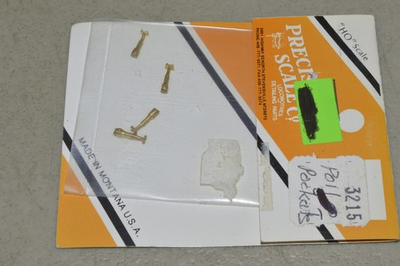 #ad HO steam locomotive PARTS brass Precision Scale Co 3215 polling pockets 4 $3.00